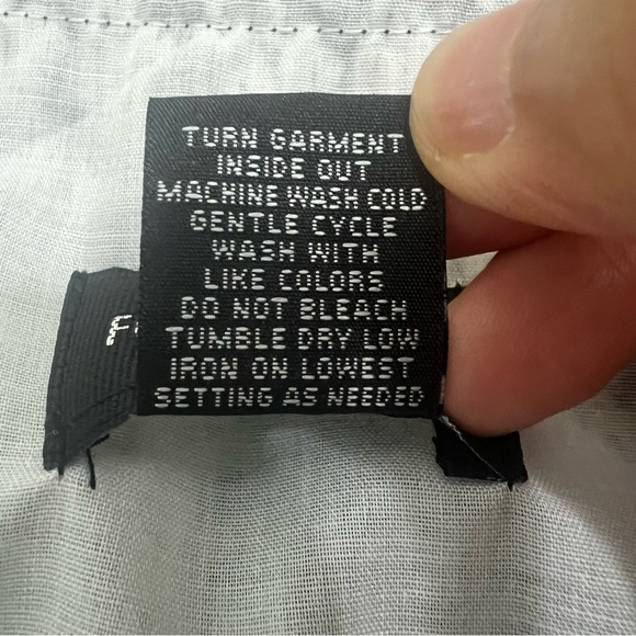 Focus 2000 Black & White 14 Floral Boho Peasant Cotton Blend Knee Length Skirt - Picture 7 of 9